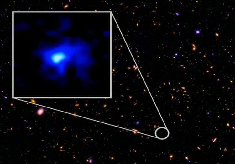 EGS-zs8-1 Galaksisi, gök bilimciler tarafından gözlemlenen en uzak galaksilerden biridir.