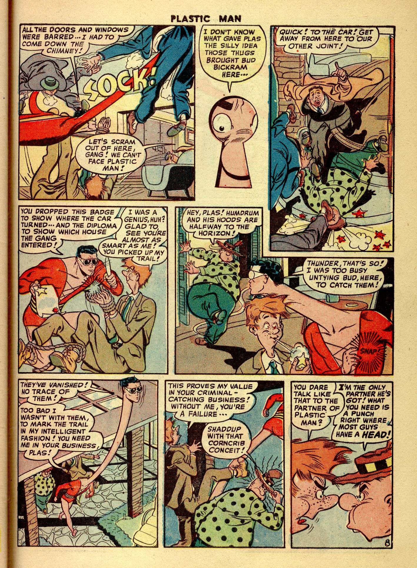 Read online Plastic Man (1943) comic -  Issue #14 - 43