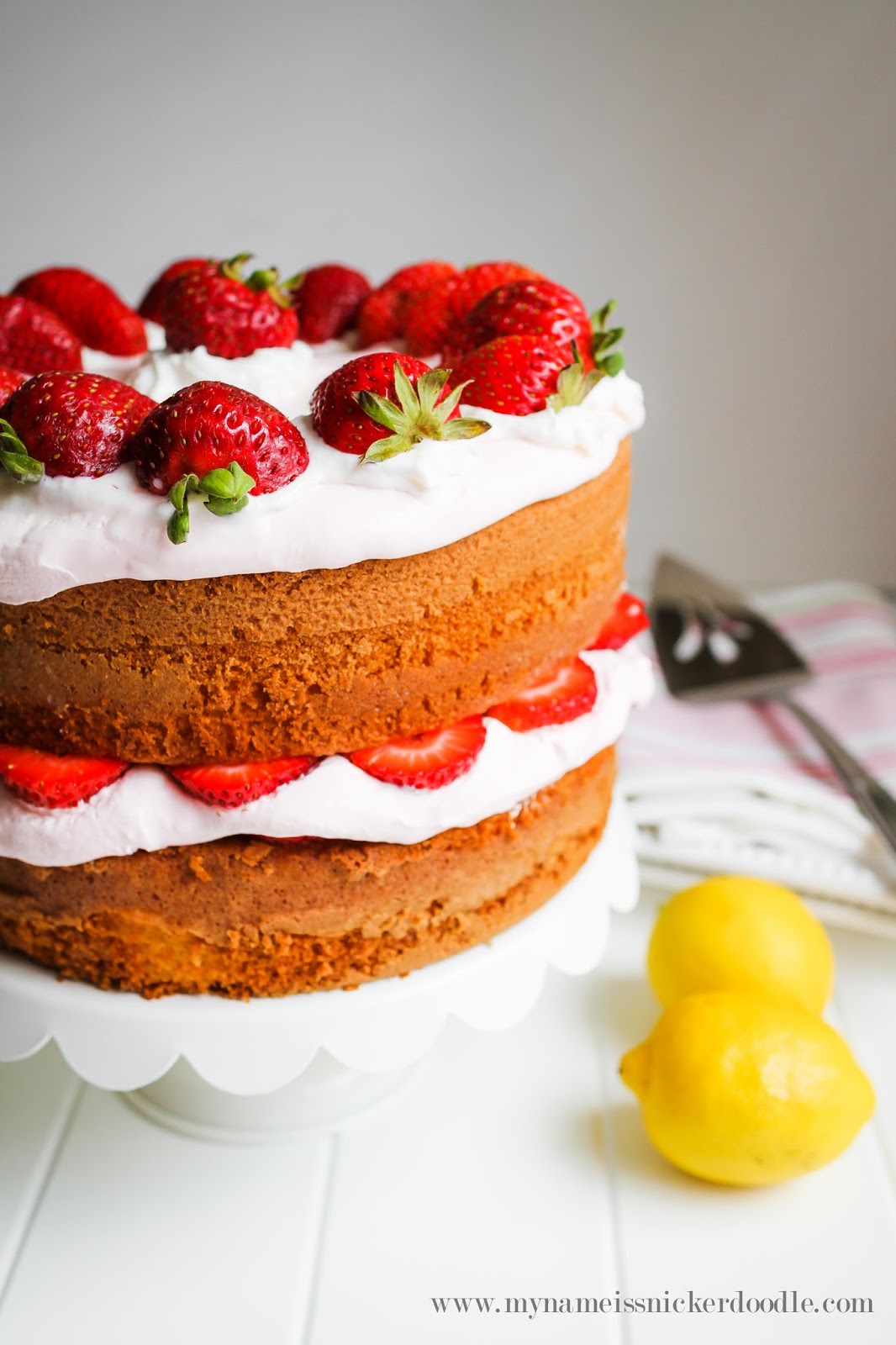 Strawberry Lemonade Cake recipe