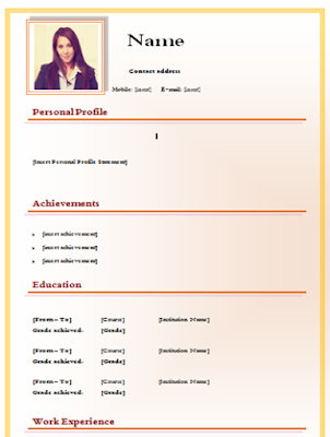 تحميل CV جاهزة إحترافية + إضافة صورة شخصية إلى الـ CV ( مجموعة ضخمة للتحميل) قابلة للتعديل على برنامج WORD Cv%2B7%2Bwomen