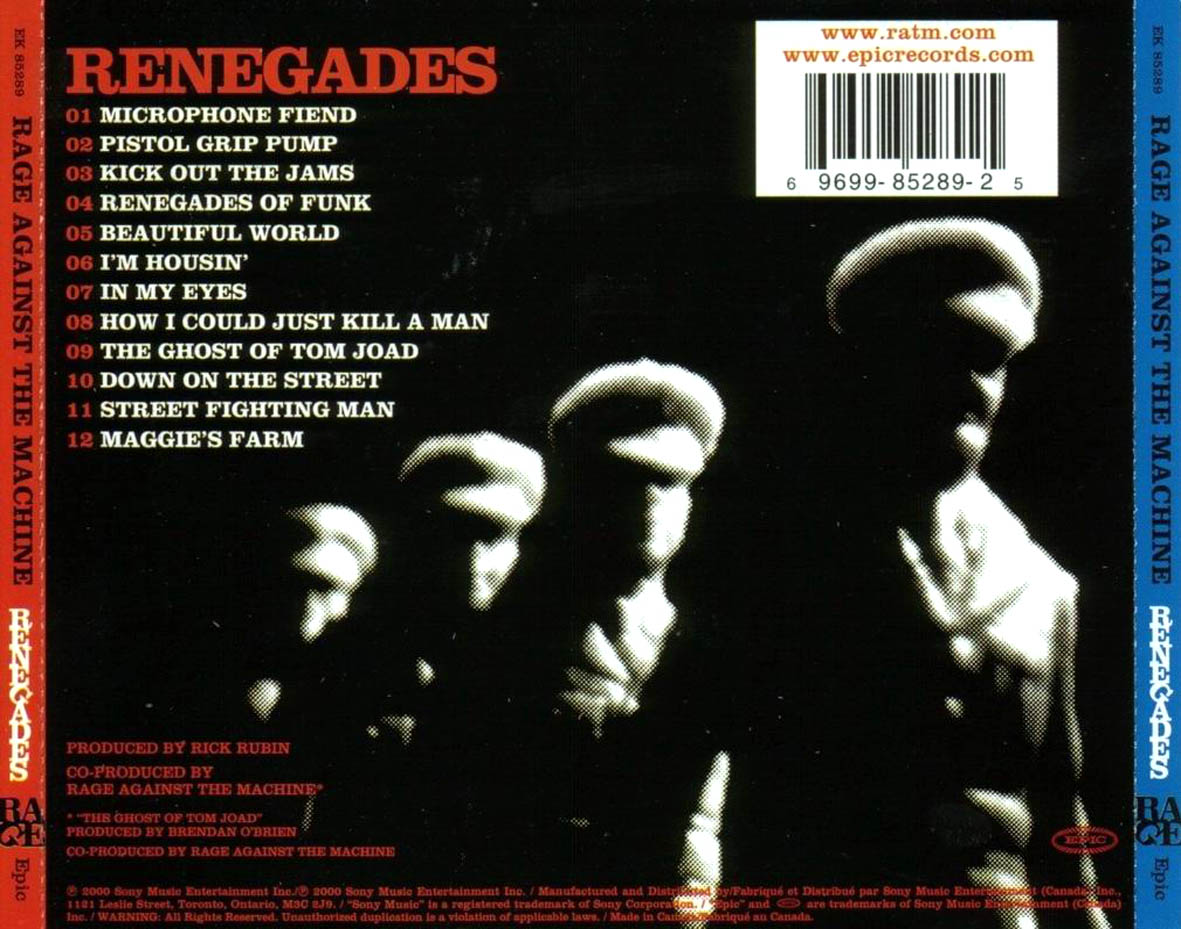 rage against the machine renegades kill a man live flac rage against the machine renegades kill a man live flac