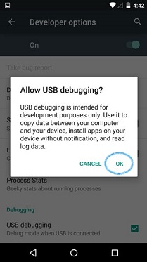 USB Debuging Ready USB Debuging Ready