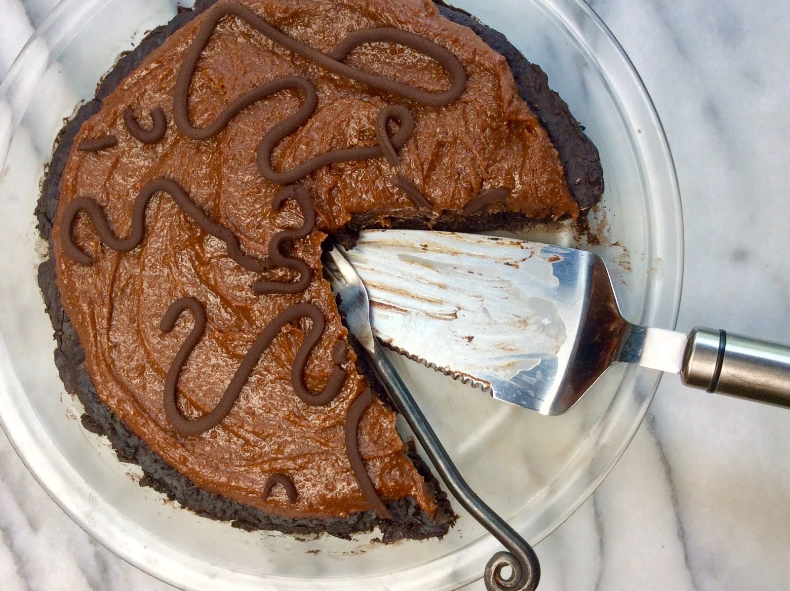 Food Fitness by Paige Chocolate Peanut Butter No Bake Pie