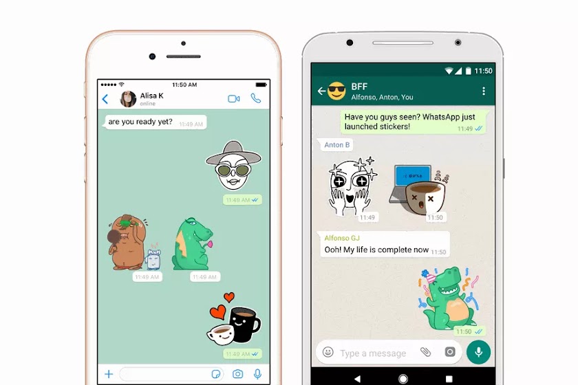 You can now send stickers to your friends in WhatsApp