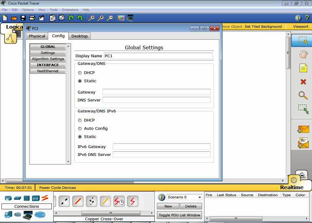 How To Configure Ip Address To Pc And Routers In Packet Tracer Router