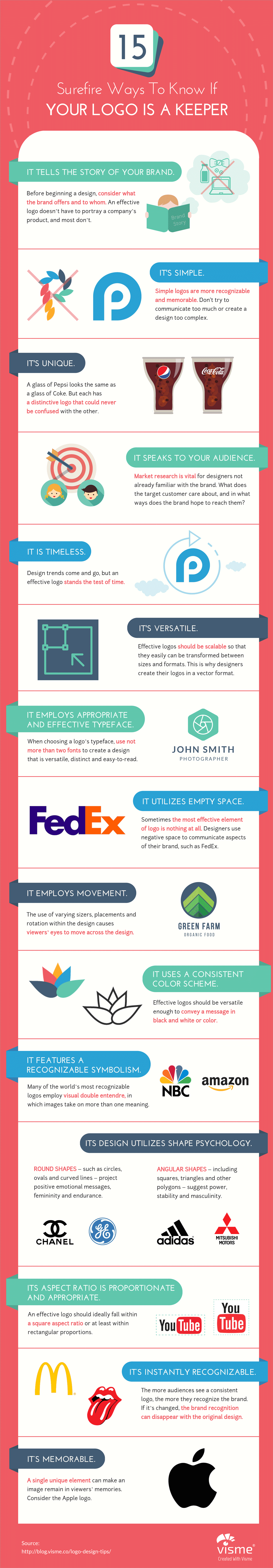 15 Surefire Ways to Know If Your Logo Is a Keeper #infographic #Business #Logo 15 Surefire Ways to Know If Your Logo Is a Keeper