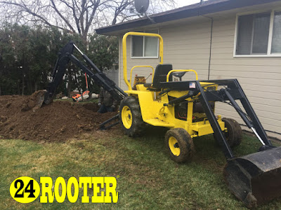 Yakima Plumbing Excavation yakima plumbers repairing sewer pipe plumbing excavator