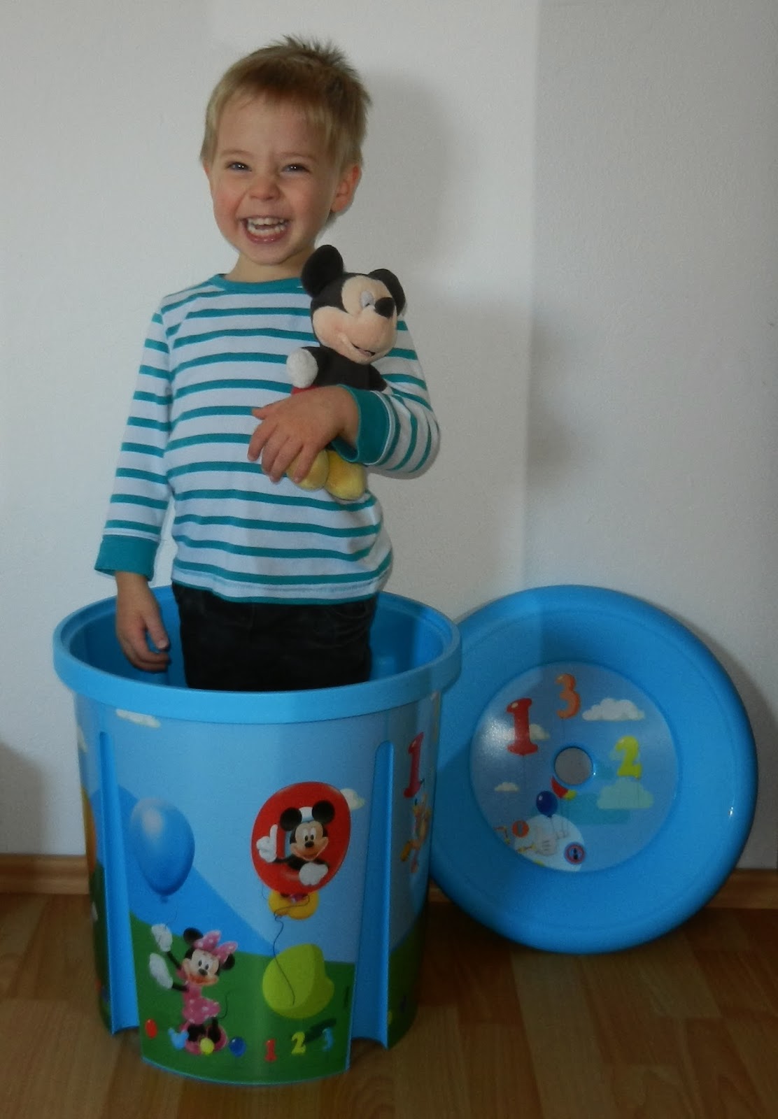 hauserische testfamilie: Unsere Mickey Maus Aufbewahrungsbox