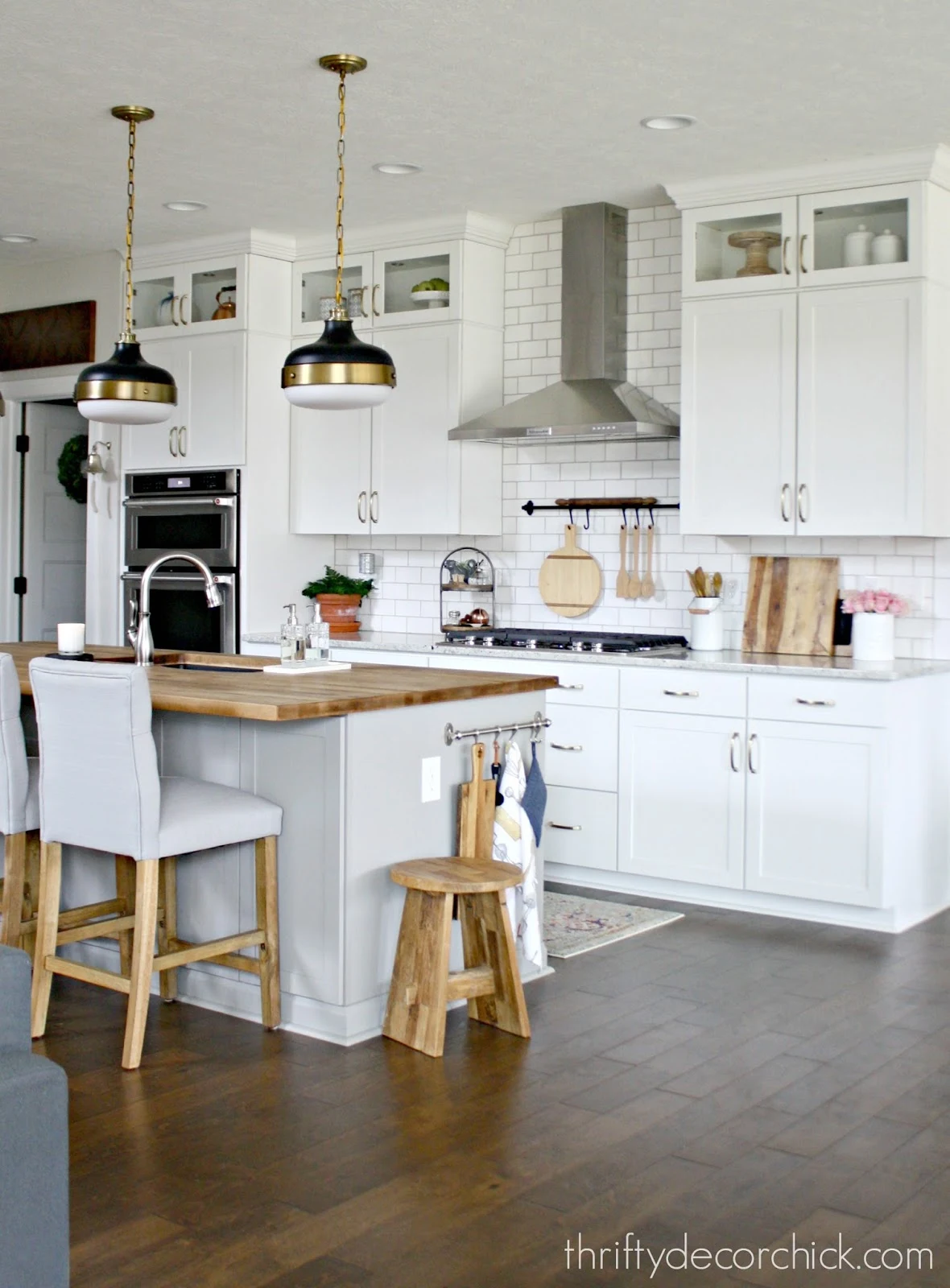 How I Organized Our New Pantry Cabinets and Shelves, Thrifty Decor Chick