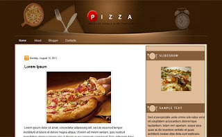 Pizza Blogger Template