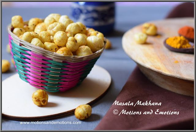 Masala Makhana or Spicy Foxnuts