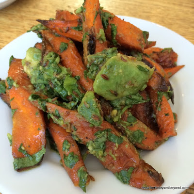 carrot-avocado salad at Huckleberry Cafe in Santa Monica, California carrot-avocado salad at Huckleberry Cafe in Santa Monica, California