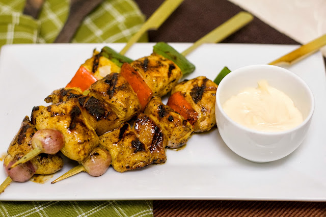 Flavourful Curry Chicken Kebab Recipe