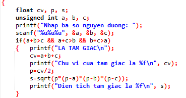 Lập Trình C: Nhập vào 3 số nguyên dương. Kiểm tra chúng có lập …