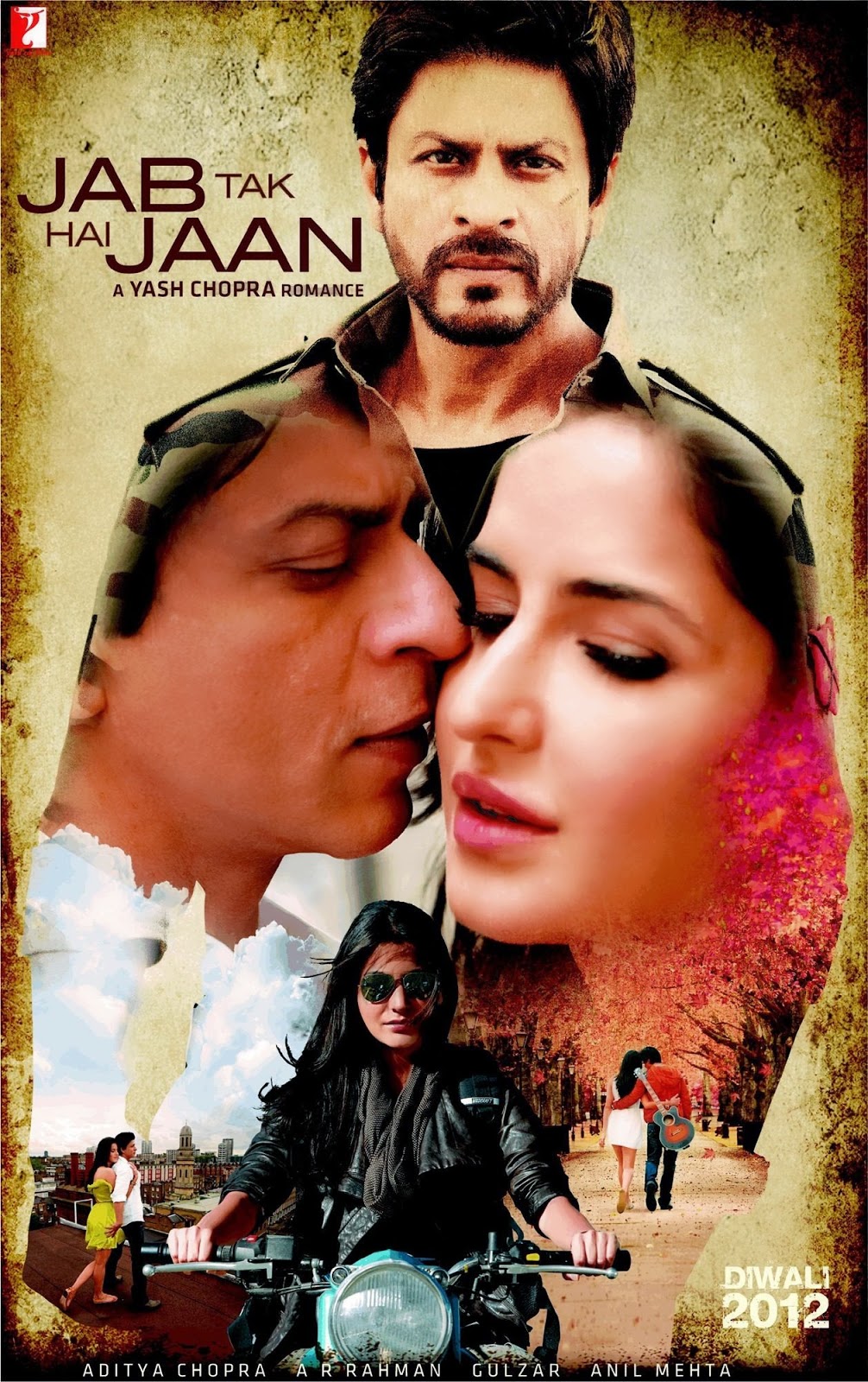 فيلم الرومانسية الهندي Jab Tak Hai Jaan 2012 لشاروخان عالم بوليوود 