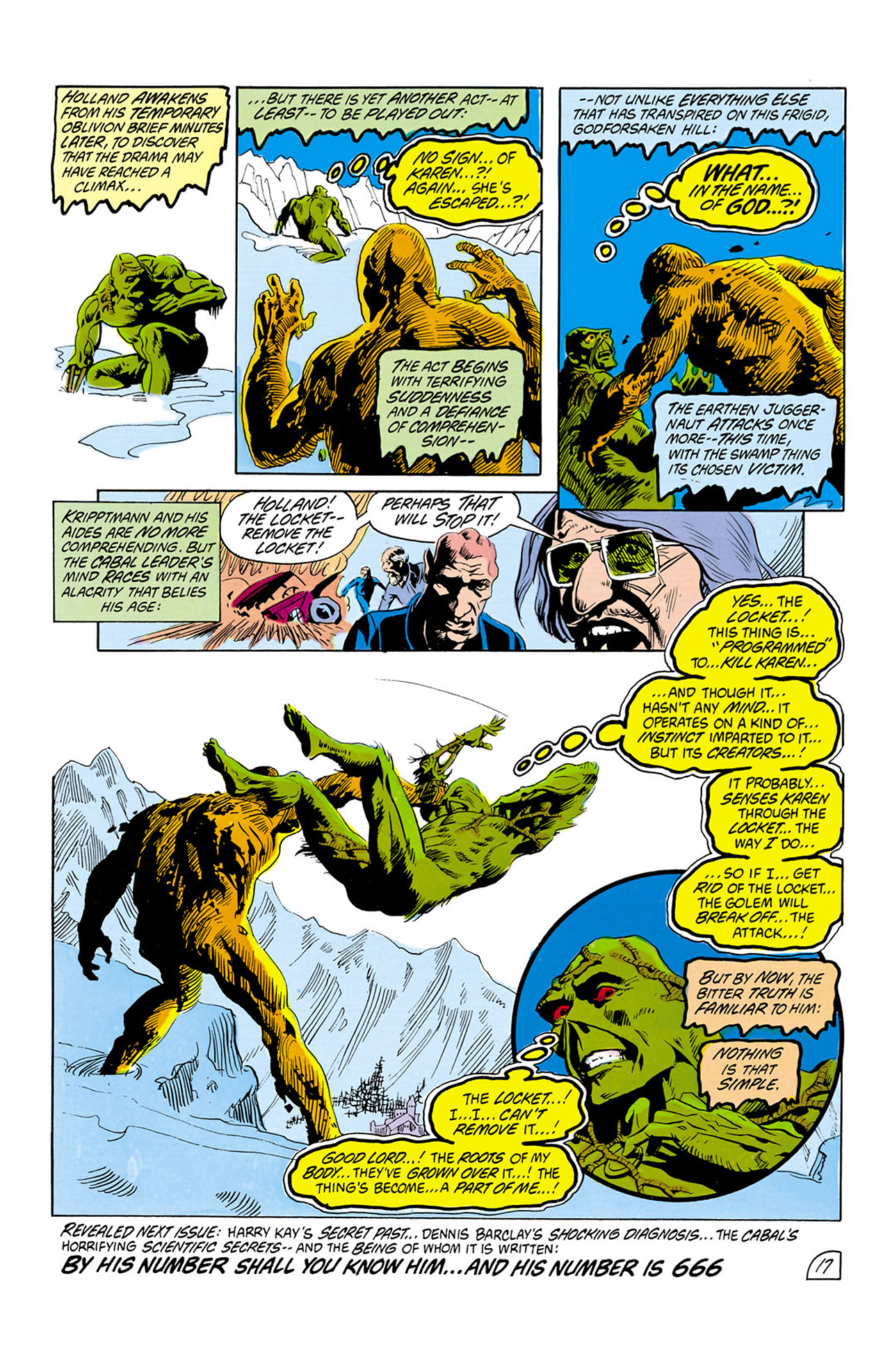 Read online Swamp Thing (1982) comic -  Issue #11 - 18