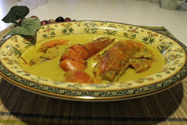 Masak Lemak Cili Padi Udang Harimau 