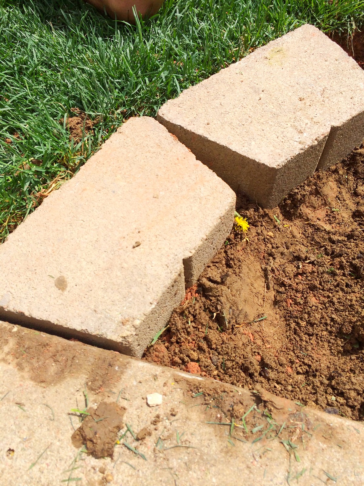 The Burrow Laying a patio Why do we need a retaining wall?