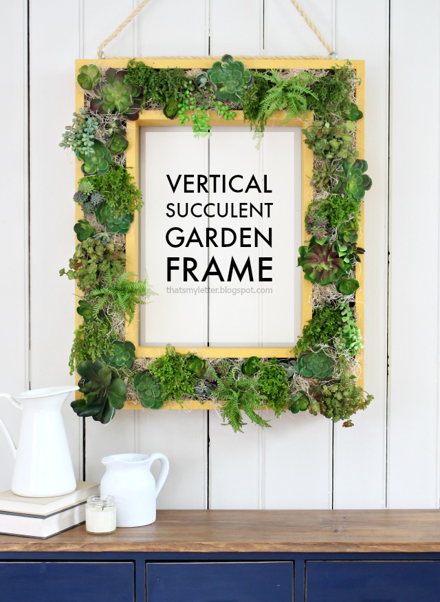That's My Letter Vertical Succulent Garden Frame