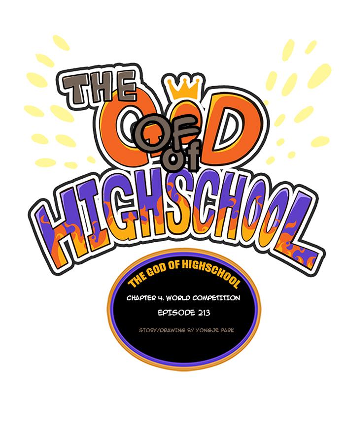 The God of High School Chapter 213 - ManhwaFull.net