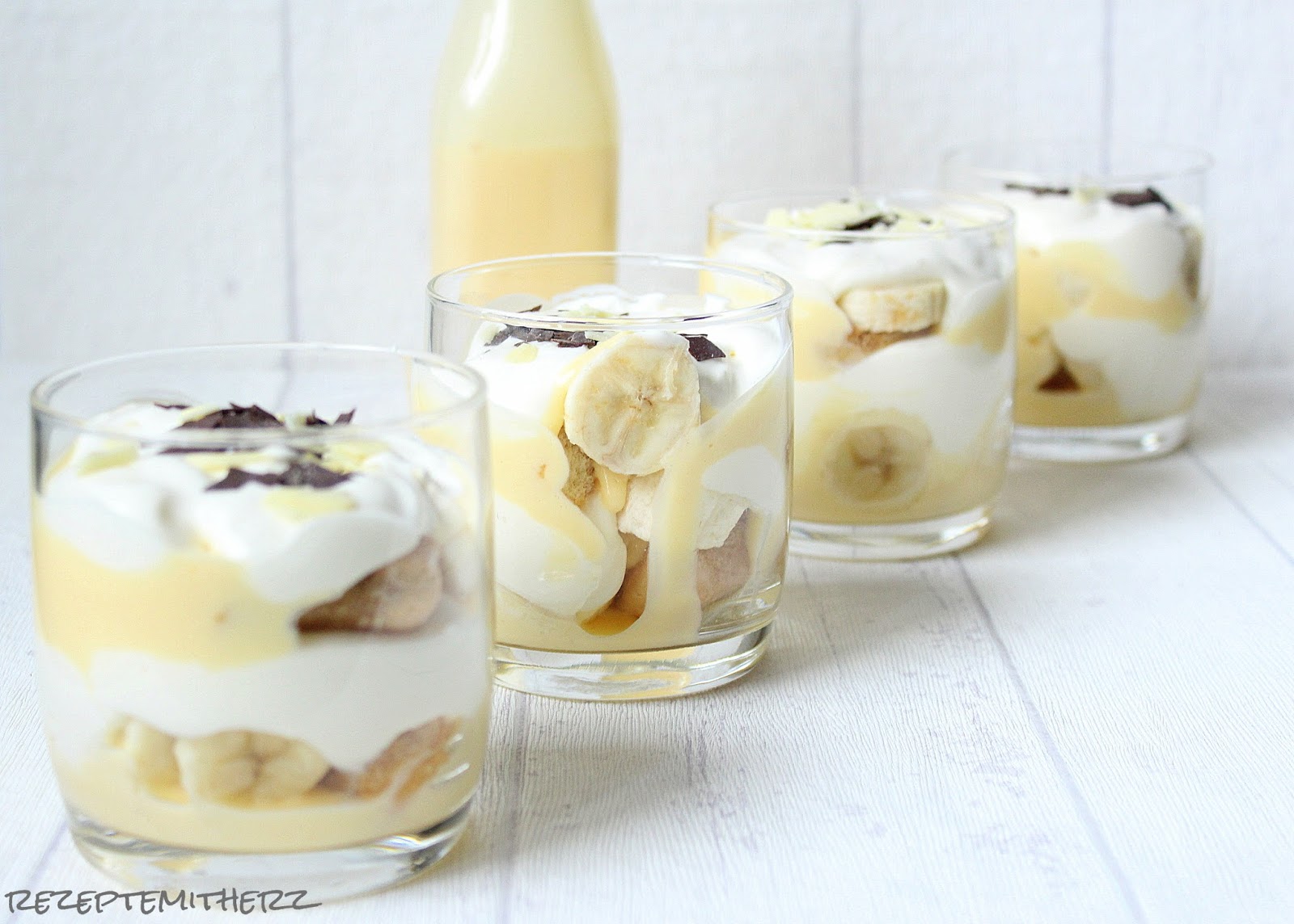 Rezepte mit Herz: Bananen - Eierlikör - Tiramisu