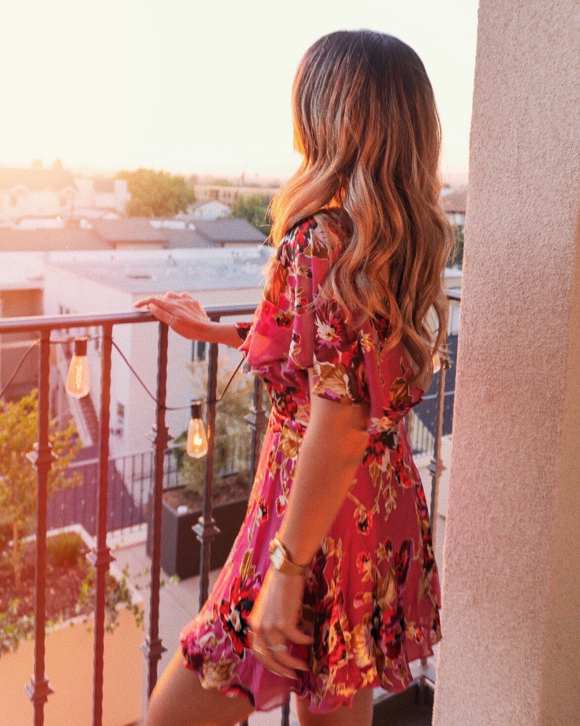 ale by Alessandra x revolve, Xiomara dress, romantic dress, romantic date night outfit, parmida Kiani, what to wear, how to style, la blogger, revolve dress, asymmetrical dress, off the shoulder dress, golden hour ottd, ottn, fashion Inspo, date night outfit, date night dress, marc Jacobs beauty truth or bare lipstick,