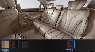 Màu nội thất Mercedes S450 L 2019 Nội thất Mercedes S450 L 2019 màu Vàng Silk 205