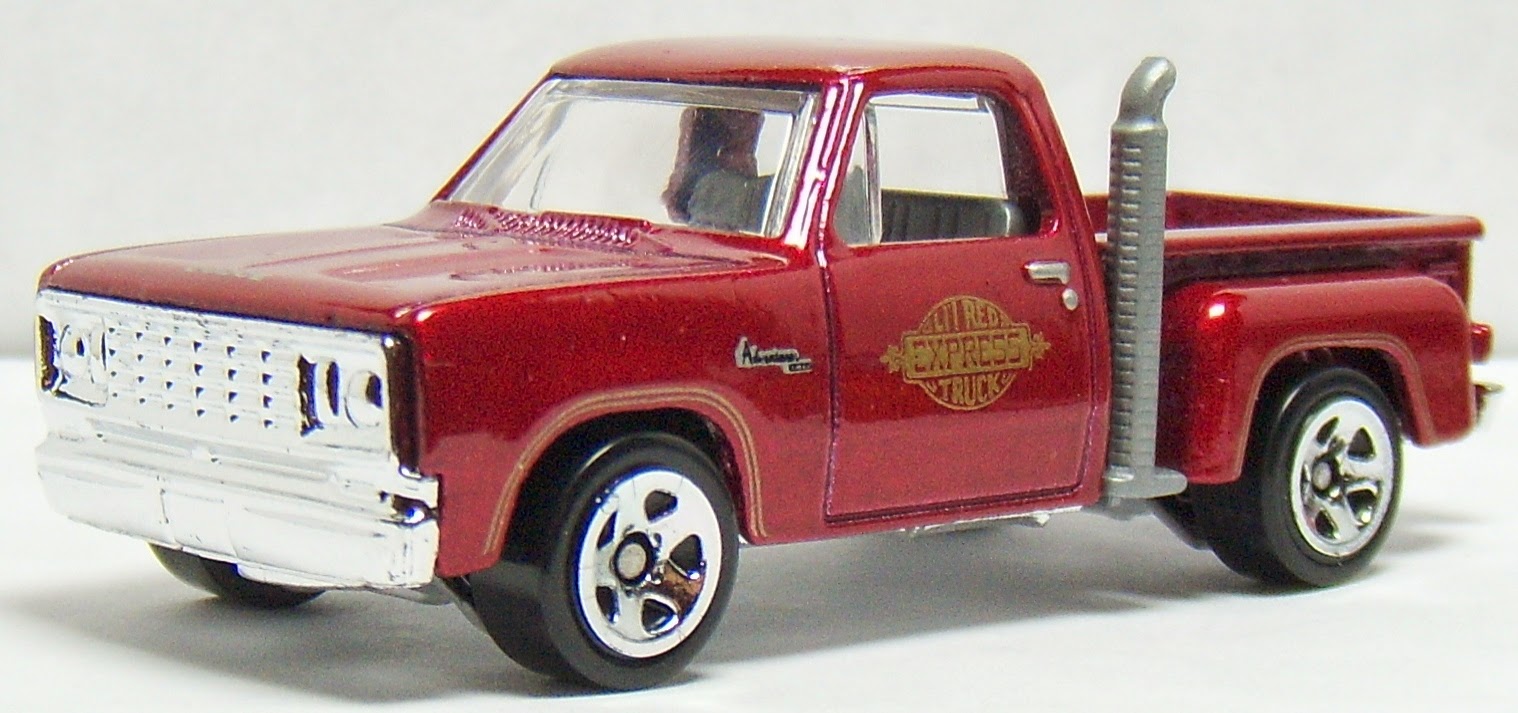 Hot Wheels and Johnny Lightning 1978 Dodge Lil' Red Express Truck.