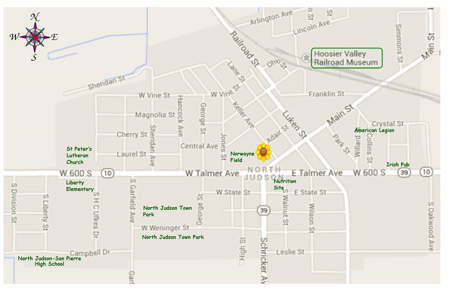 North JudsonWayne Township Public Library Mint Festival Map & Daily