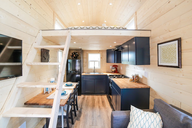 Mansion tiny house by Unchartered Tiny Homes