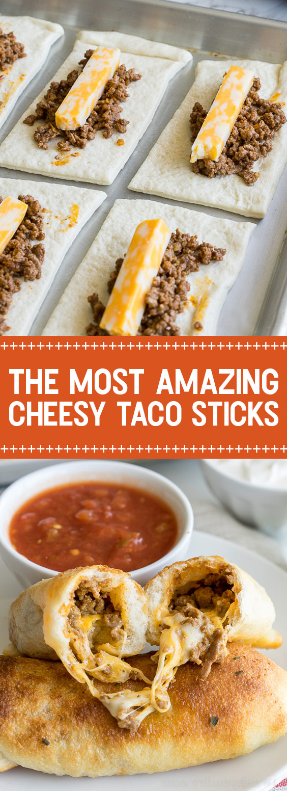 THE MOST AMAZING CHEESY TACO STICKS Type and Seek