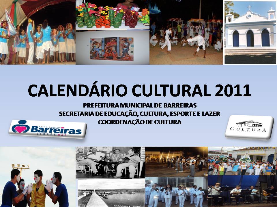Barreiras Cultural Calendário Cultural