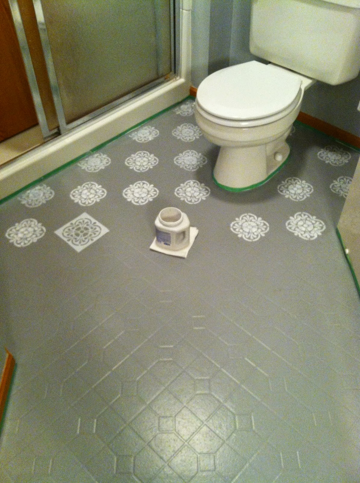 Painted Kitchen Linoleum Painted Kitchen Linoleum