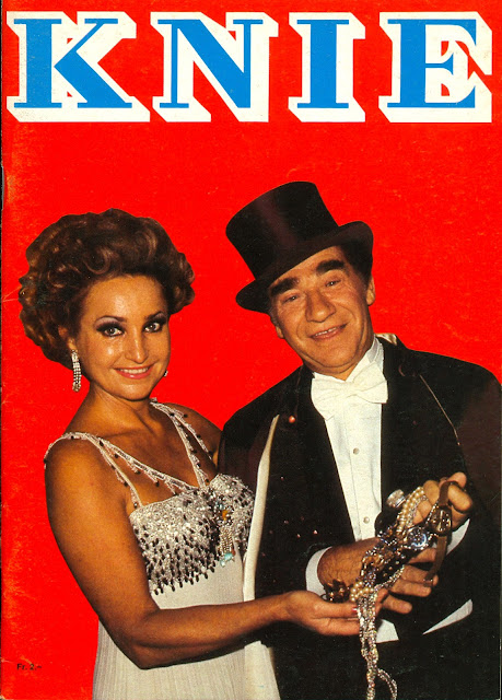 programme 1980 du cirque Knie avec en Vedette Borra le roi des pickpocket 