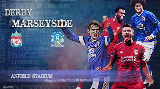 Prediksi Skor Liverpool vs Everton Liga Inggris (Minggu, 5 Mei 2013