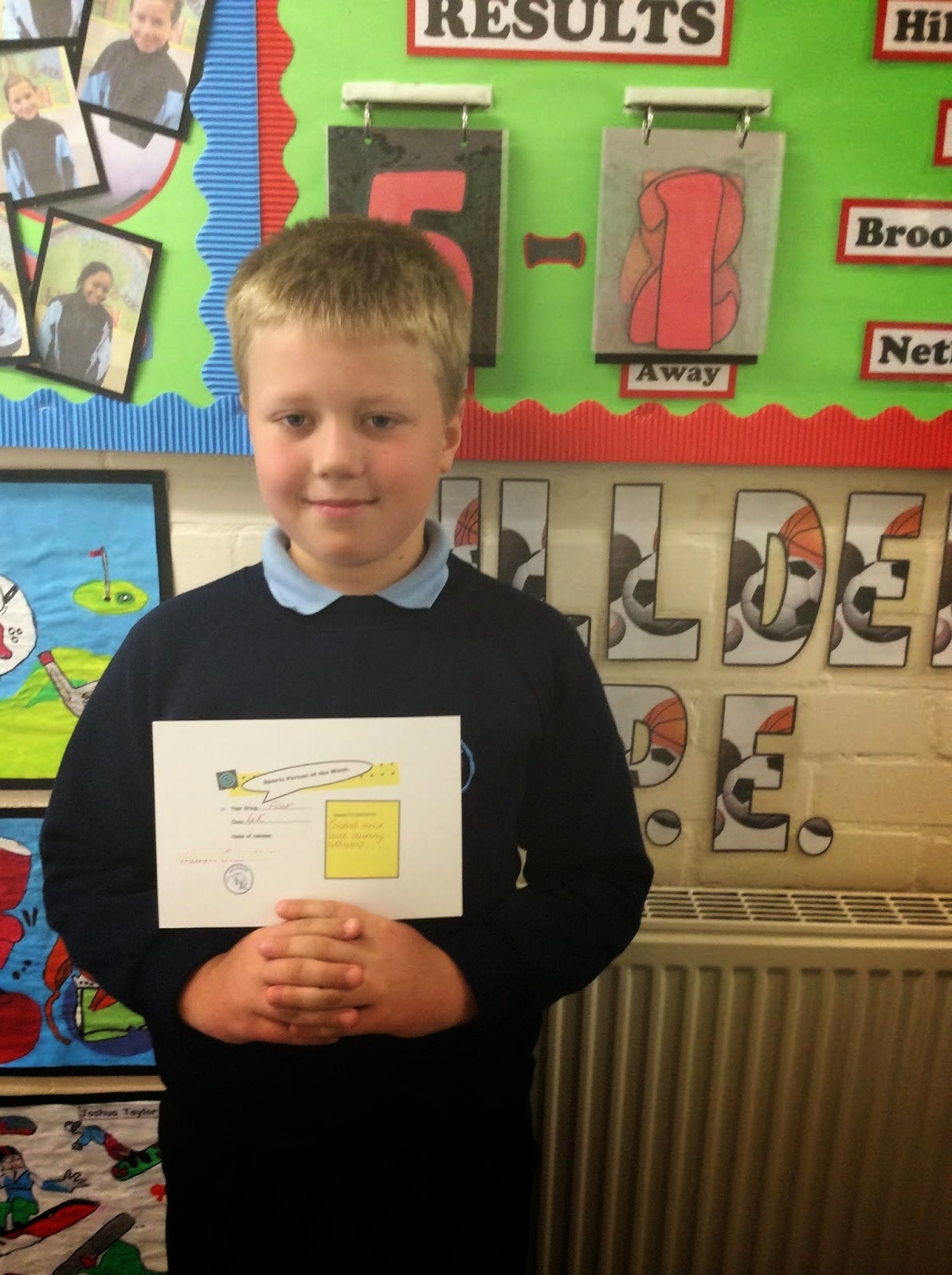 Sports Stars of the Week! Hilldene Primary School News