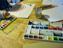 watercolor plate artist copy painting easy