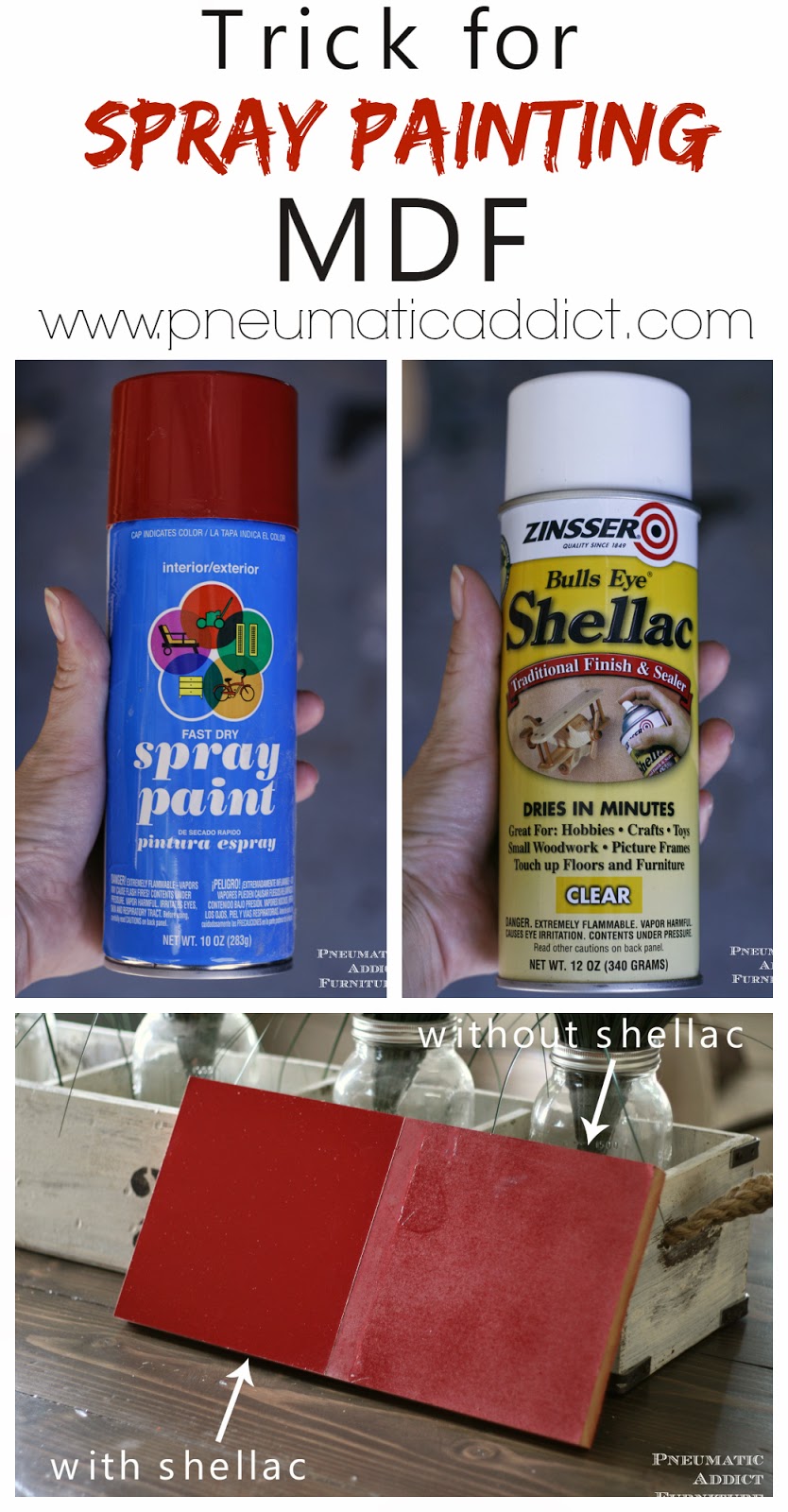 Trick For Spray Painting MDF