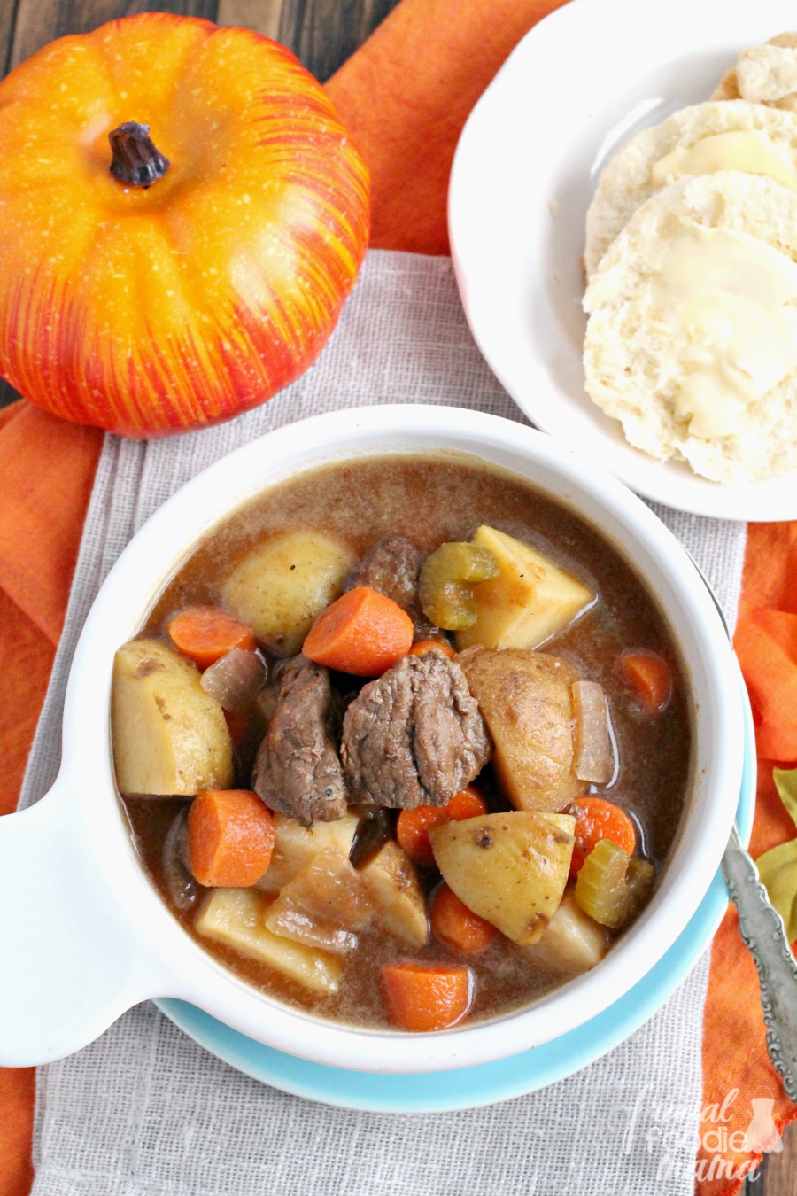 Frugal Foodie Mama Slow Cooker Pumpkin Ale Beef Stew