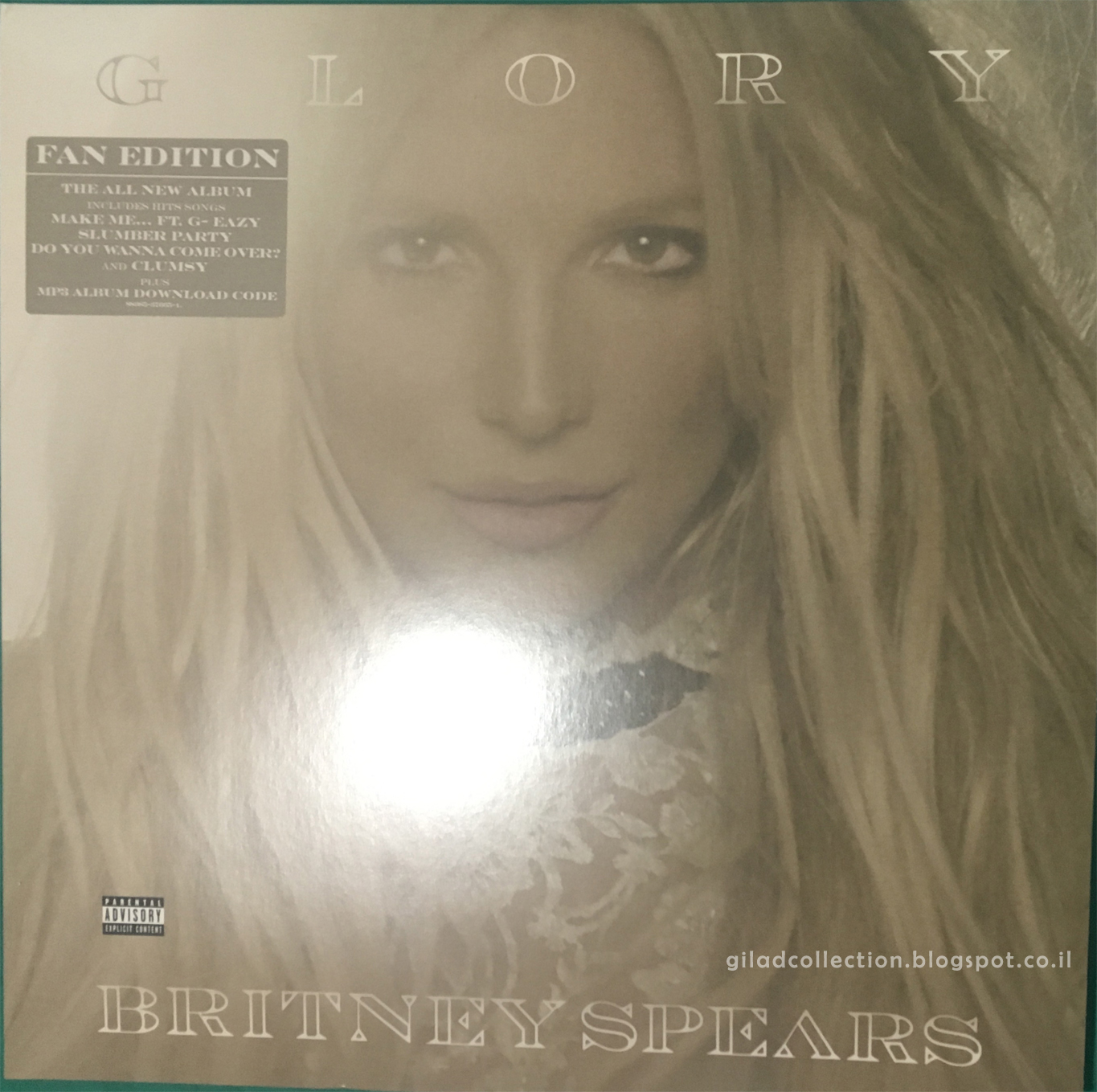 Britney Spears Collection By Gilad Glory 12 Vinyl Fan Edition