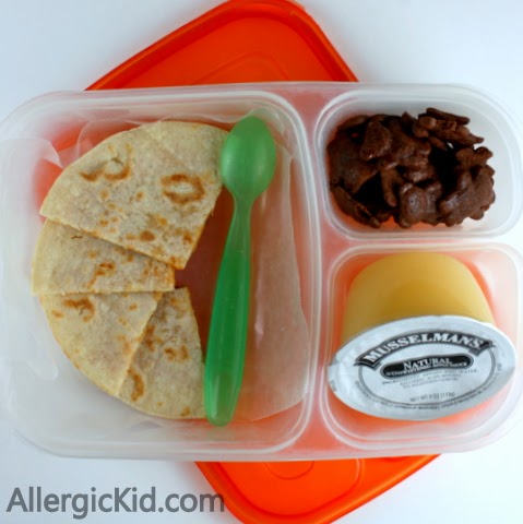 The Allergic Kid: Quesadilla Lunchbox