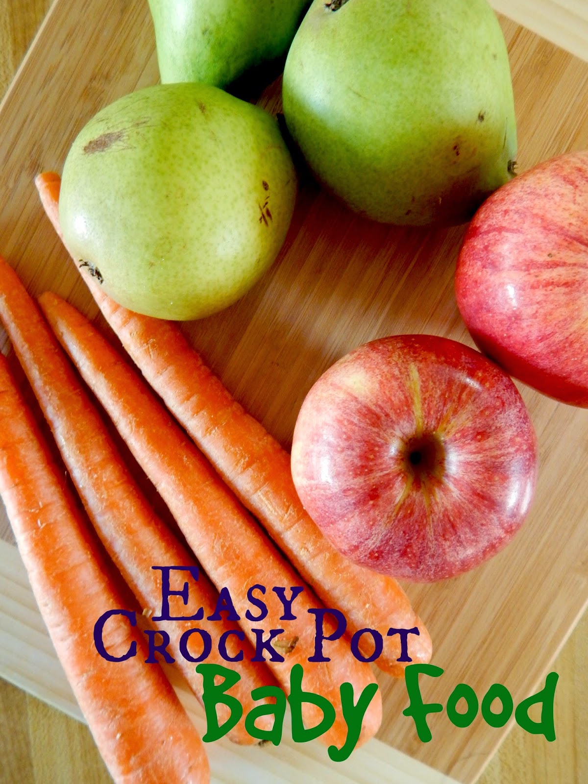 Easy Crock Pot Baby Food Ally's Sweet & Savory Eats
