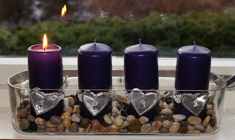 KREATIVE HENDER : Adventslys