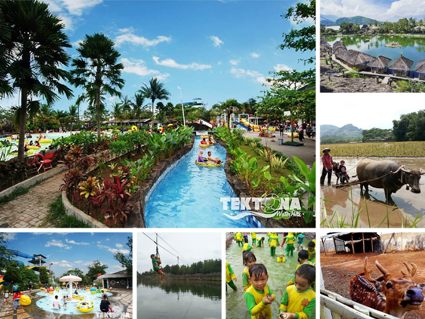 Tektona Waterpark Kampung Batu Malakasari Wisata Terpadu Di Bandung Selatan