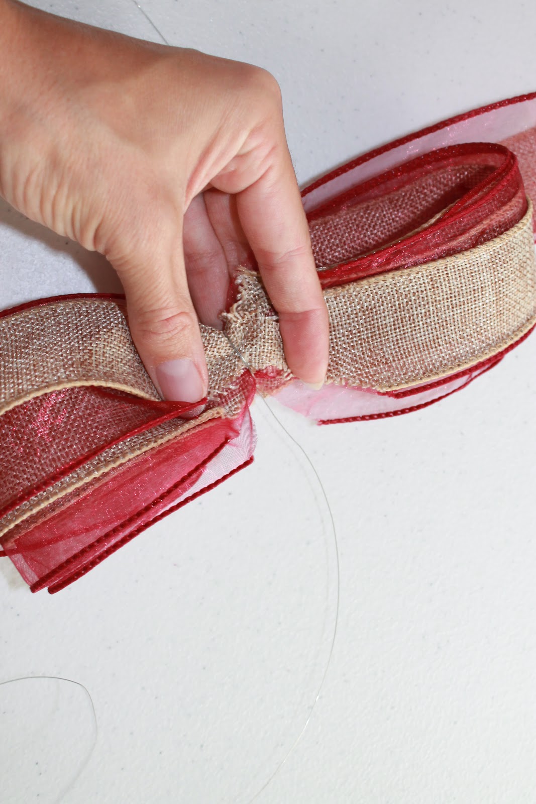 making bows with zip ties