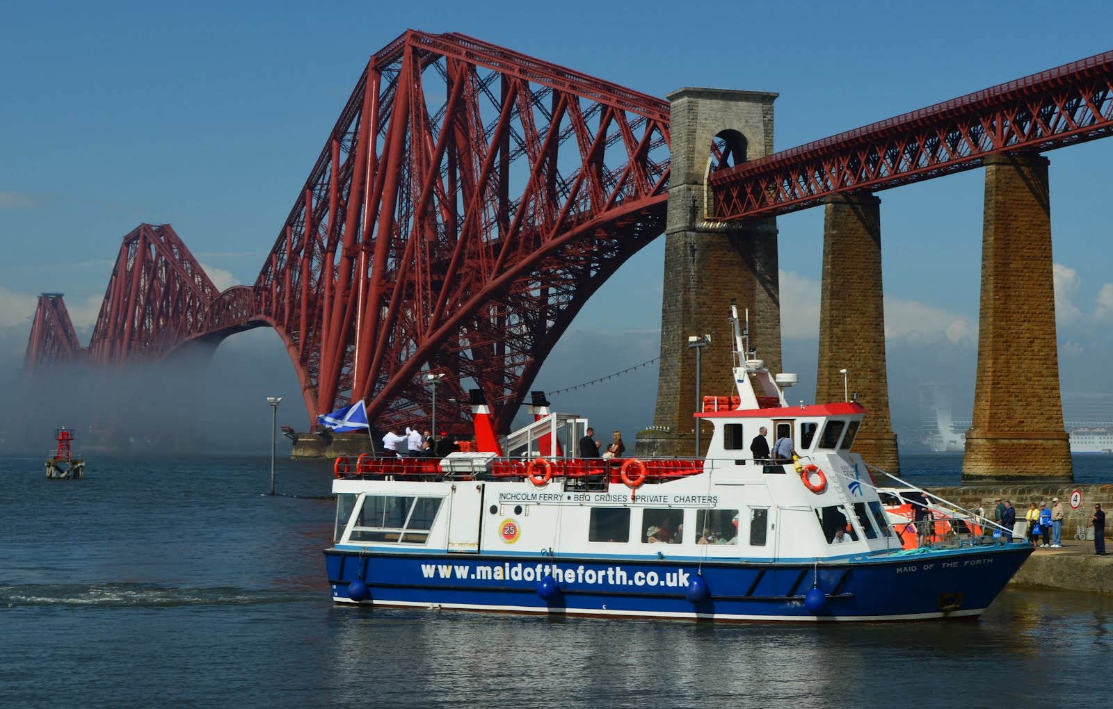 Tour Scotland Tour Scotland Photographs Misty Firth of Forth near