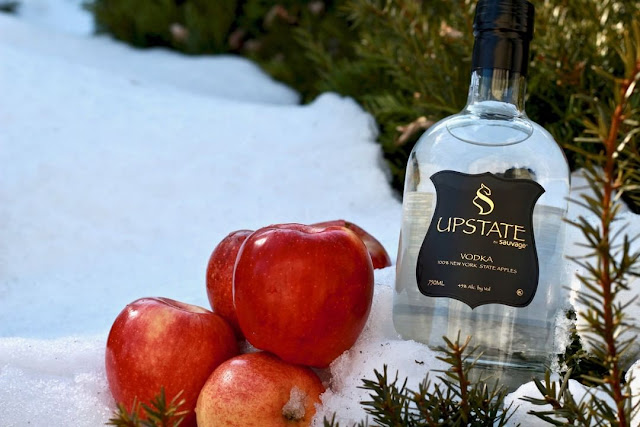 Upstate Vodka by Suavage is distilled from New York state Apples