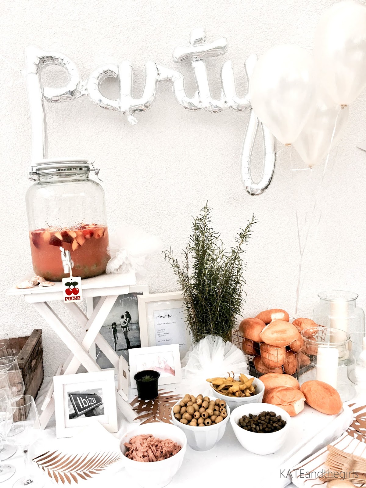 kateandthegirls Paella & White Party HOW TO