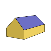 tipi di copertura- tetto a capanna, tetto a sella
