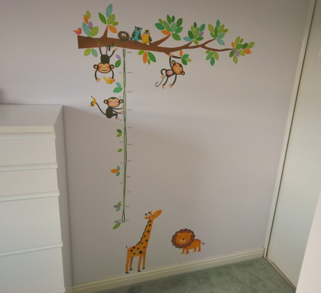Height chart wall stickers